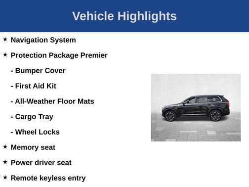 Black 2026 Volvo XC90 B6 Plus 7-Seater