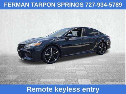 Blue 2020 Toyota Camry XSE