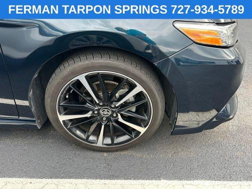 Blue 2020 Toyota Camry XSE