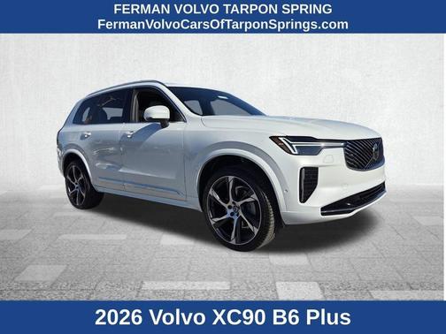 White 2026 Volvo XC90 B6 Plus 7-Seater