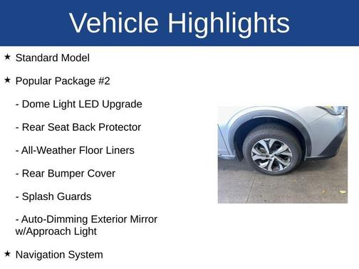 Ice Silver Metallic 2020 Subaru Outback Limited XT