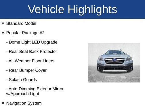 Ice Silver Metallic 2020 Subaru Outback Limited XT