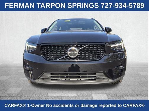 Black 2025 Volvo XC40 B5 Ultra Dark Theme