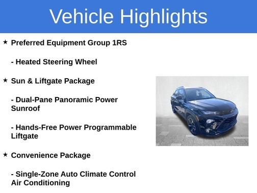 2022 Chevrolet Trailblazer RS