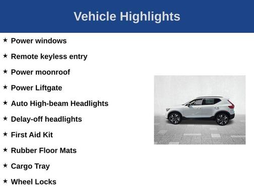White 2026 Volvo XC40 B5 Ultra