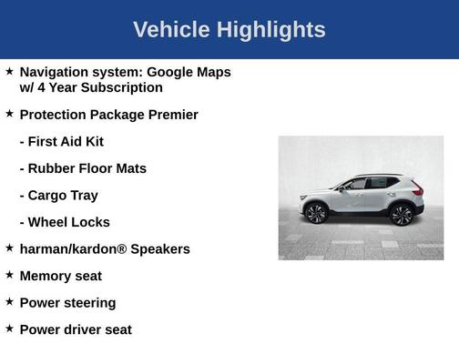 White 2026 Volvo XC40 B5 Ultra