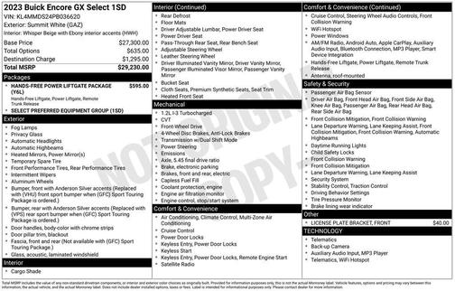 2023 Buick Encore GX Select