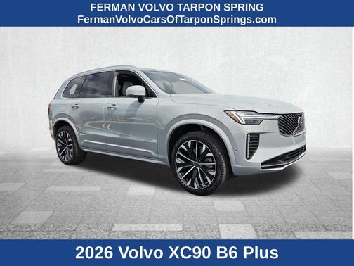 Gray 2026 Volvo XC90 B6 Plus 7-Seater
