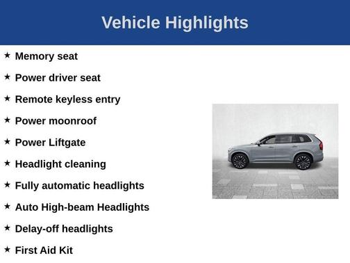 Gray 2026 Volvo XC90 B6 Plus 7-Seater