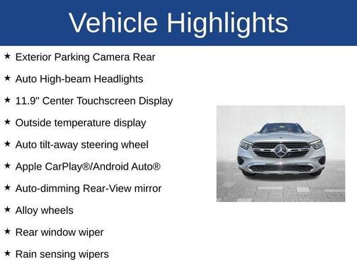 Silver 2024 Mercedes-Benz GLC 300 Base 4MATIC