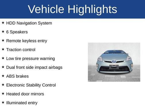 2013 Toyota Prius Three