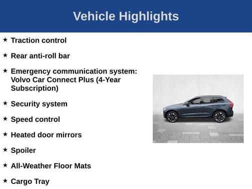 Blue 2026 Volvo XC60 B5 Plus