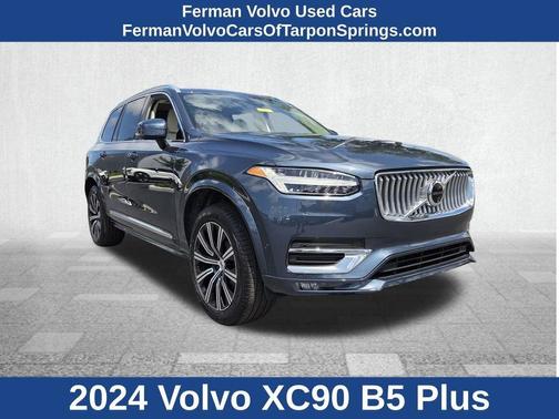 Blue 2024 Volvo XC90 B5 Plus Bright Theme