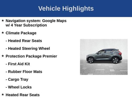 Blue 2026 Volvo XC40 B5 Plus