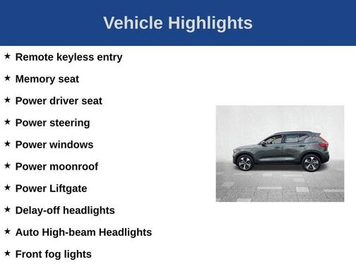 Blue 2026 Volvo XC40 B5 Plus