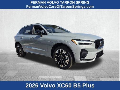 Gray 2026 Volvo XC60 B5 Plus