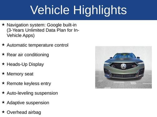 2025 Acura MDX Type S w/Advance Package