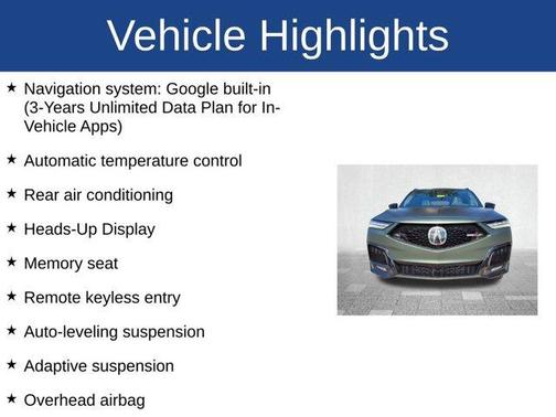 2025 Acura MDX Type S w/Advance Package