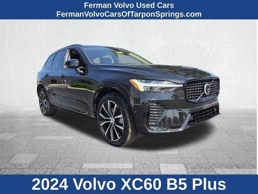 Black 2024 Volvo XC60 B5 Plus Dark Theme