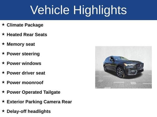 Black 2024 Volvo XC60 B5 Plus Dark Theme