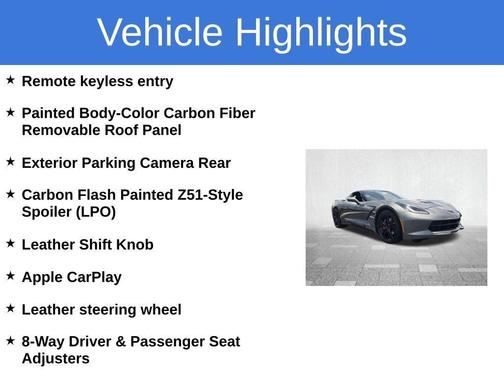 Gray 2016 Chevrolet Corvette Stingray