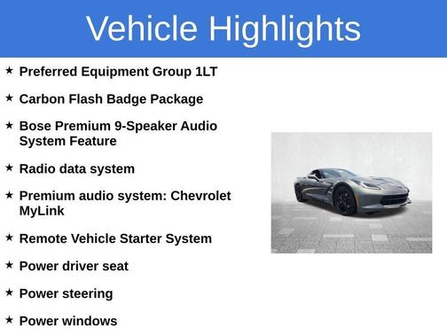Gray 2016 Chevrolet Corvette Stingray