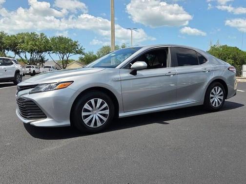 Silver 2020 Toyota Camry Hybrid LE