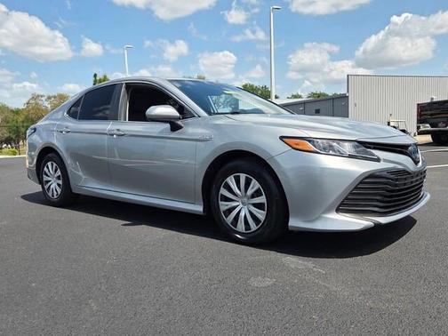 Silver 2020 Toyota Camry Hybrid LE