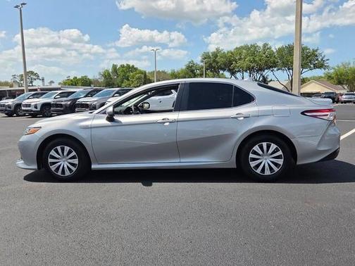 Silver 2020 Toyota Camry Hybrid LE