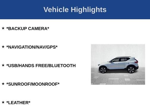 White 2026 Volvo XC40 B5 Plus