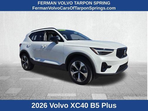 White 2026 Volvo XC40 B5 Plus