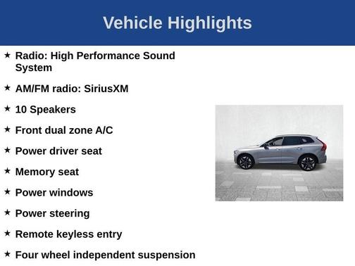 Silver 2026 Volvo XC60 B5 Plus