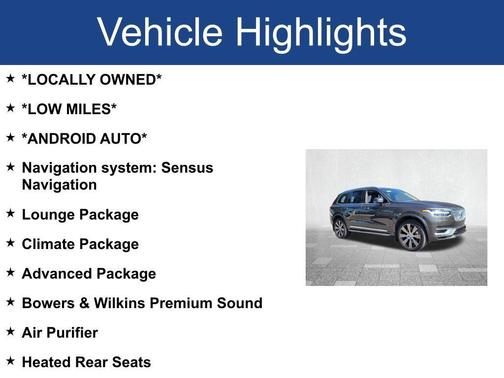 2022 Volvo XC90 Recharge Plug-In Hybrid T8 Inscription Extended Range 6P
