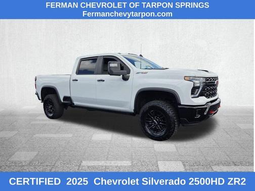 White 2025 Chevrolet Silverado 2500 ZR2