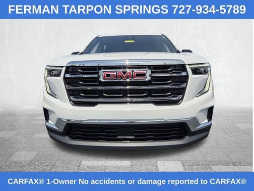 White 2025 GMC Acadia Elevation
