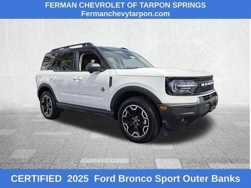 White 2025 Ford Bronco Sport Outer Banks