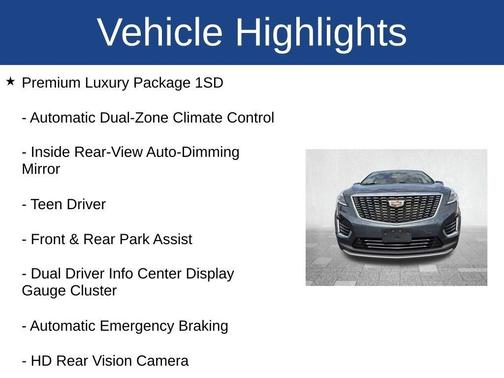 Gray 2021 Cadillac XT5 Premium Luxury