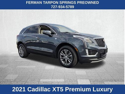 Gray 2021 Cadillac XT5 Premium Luxury