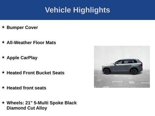 Gray 2026 Volvo XC90 B6 Plus 7-Seater