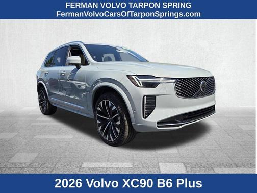 Gray 2026 Volvo XC90 B6 Plus 7-Seater