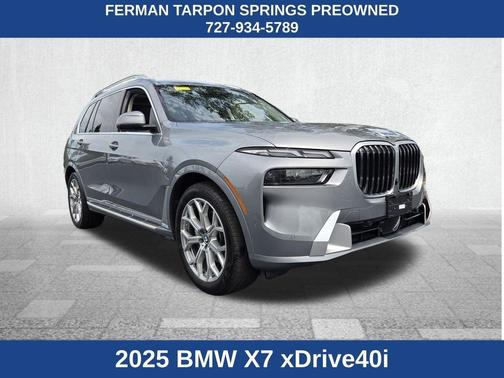 Gray 2025 BMW X7 xDrive40i