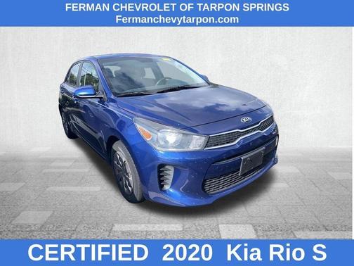 Blue 2020 Kia Rio S