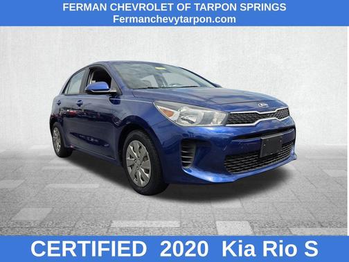 Blue 2020 Kia Rio S