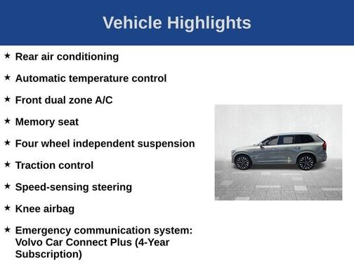 Gray 2026 Volvo XC90 B6 Plus 7-Seater