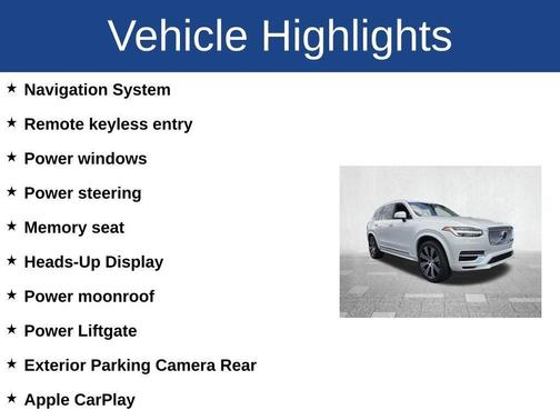 White 2024 Volvo XC90 Recharge Plug-In Hybrid T8 Ultimate 6-Seater