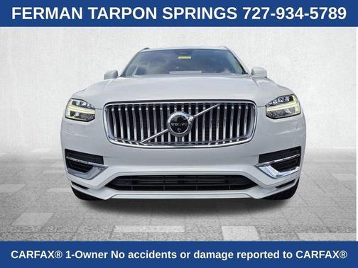 White 2024 Volvo XC90 Recharge Plug-In Hybrid T8 Ultimate 6-Seater