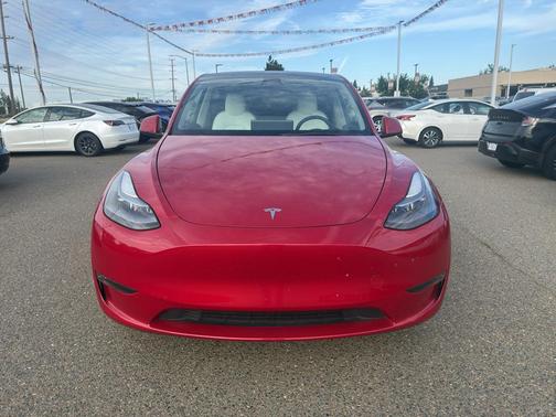 Red Multi-Coat 2023 Tesla Model Y Long Range Dual Motor All-Wheel Drive