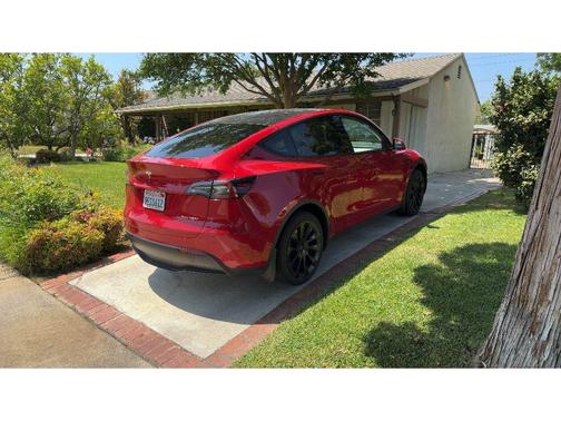 Red Multi-Coat 2023 Tesla Model Y Long Range Dual Motor All-Wheel Drive