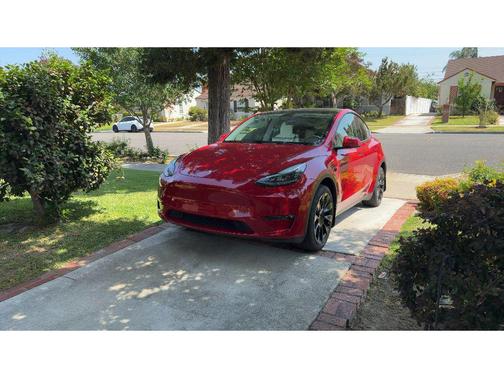 Red Multi-Coat 2023 Tesla Model Y Long Range Dual Motor All-Wheel Drive