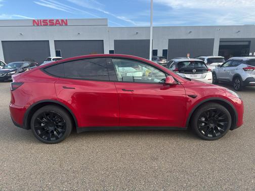 Red Multi-Coat 2023 Tesla Model Y Long Range Dual Motor All-Wheel Drive